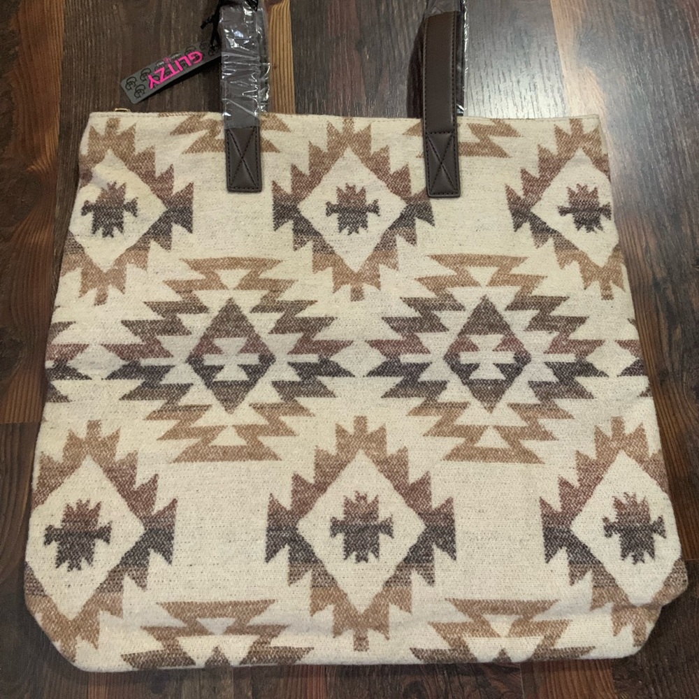 Glitzy girl tote